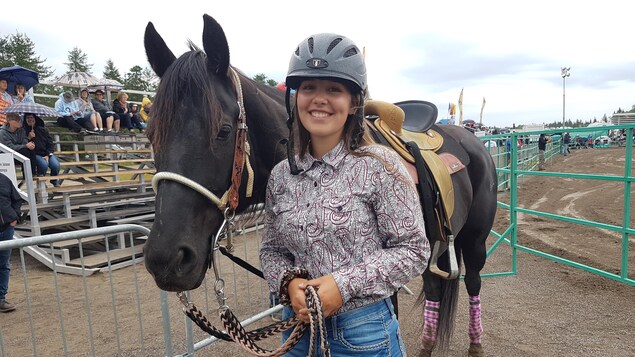 Danyka Lavoie et son cheval