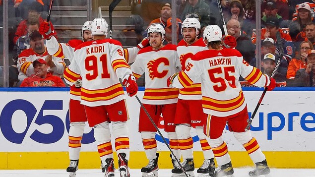 LNH : deuxième victoire d’affilée pour les Flames, 4-3 contre les Oilers