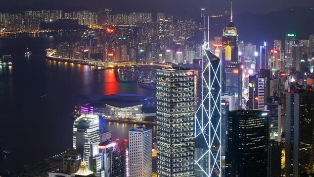 La ligne d'horizon de Hong Kong