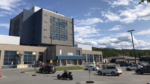 Une clinique de dépistage a été installée à l'hôpital de Sainte-Anne-des-Monts