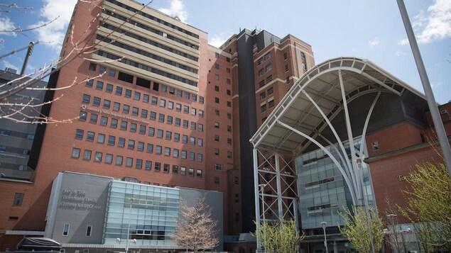 La façade d'un hôpital