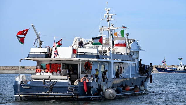 La flottille pour Gaza annonce que son dernier bateau a été arrêté par Israël