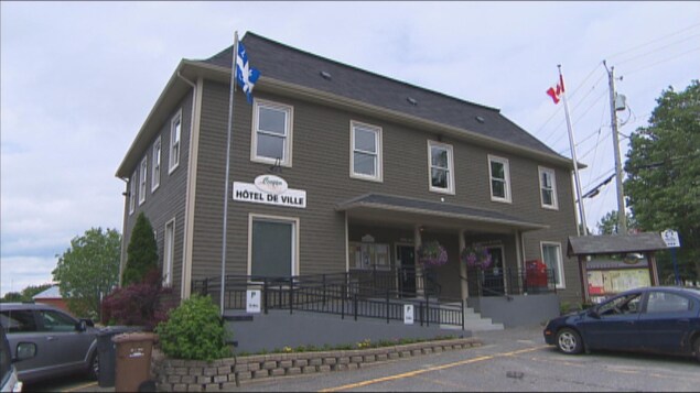 L'hôtel de ville de Compton, en Estrie.