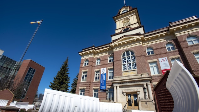 L'ancien hôtel de ville de Saint-Boniface.