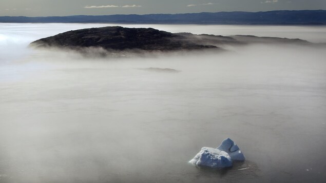 Un iceberg au large des côtes du Nunavut