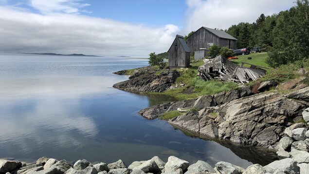 Un fumoir à hareng sur l'île Verte.