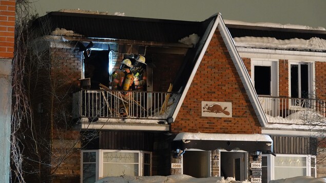 Incendie dans Ahuntsic-Cartierville : une femme dans un état critique