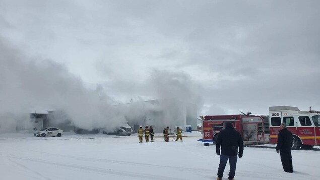 Incendie en cours à Alma