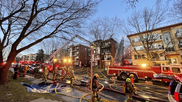 Trois incendies importants dans la région de Québec