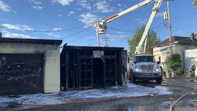 Incendie suspect à Noranda : une femme a été arrêtée