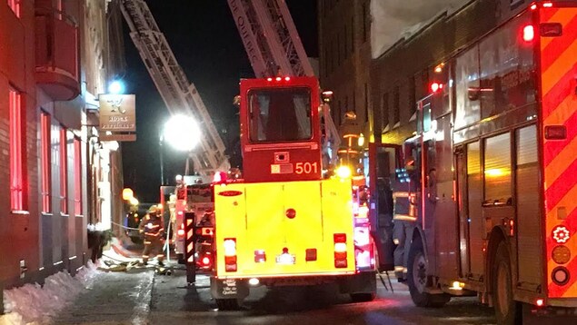 L'incendie a rapidement été maîtrisé dans le secteur du Vieux Port.