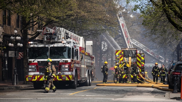 Vancouver : cinq blessés dans un incendie à Gastown