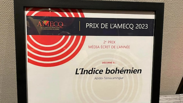 L’Indice bohémien rafle plusieurs prix de l'AMECQ