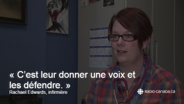 Rachael Edwards: « C’est leur donner une voix et les défendre. » Rachael Edwards: « C’est leur donner une voix et les défendre. »