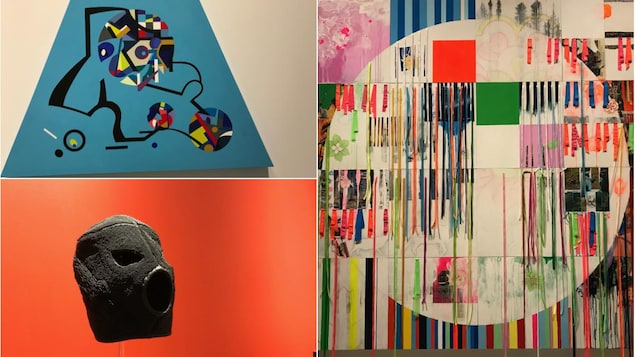 Certaines des oeuvres qu'on peut voir à l'exposition Insurgence/Resurgence au Musée des beaux-arts de Winnipeg.