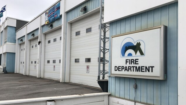 La caserne de pompiers d'Inuvik.