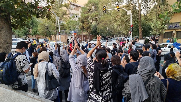 Une manifestation à Téhéran.