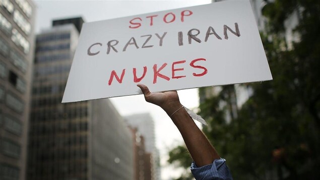 Manifestation contre l'Iran à New York le 27 septembre 2012 Manifestation contre l'Iran à New York le 27 septembre 2012