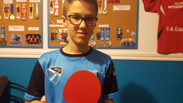 À 12 ans, il veut faire une carrière dans ce sport. Un projet de famille.