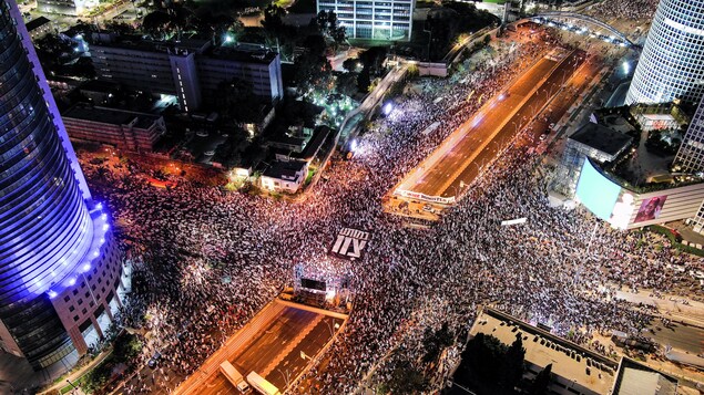 En Israël, nouvelle manifestation contre la réforme judiciaire