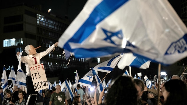 À Tel-Aviv, des milliers de personnes contre Nétanyahou à trois jours des élections