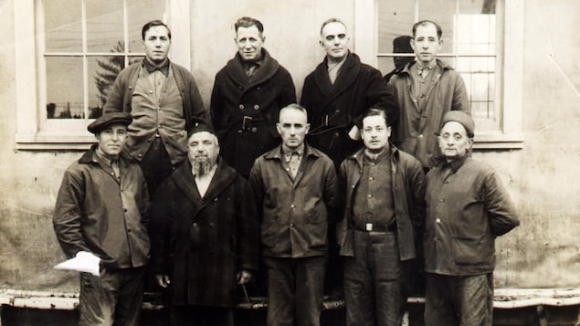 Eight Italians detained at the Petawawa base.