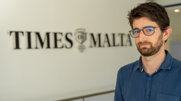 Le journaliste Jacob Borg du Times of Malta. Le journaliste Jacob Borg du Times of Malta.
