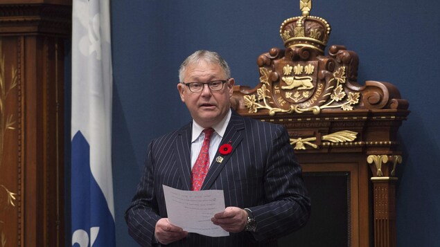 Jacques Chagnon, président de l'Assemblée nationale du Québec, le 31 octobre 2017 Jacques Chagnon, président de l'Assemblée nationale du Québec, le 31 octobre 2017