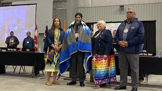 Jagmeet Singh rencontre les chefs de la FSIN à North Battleford