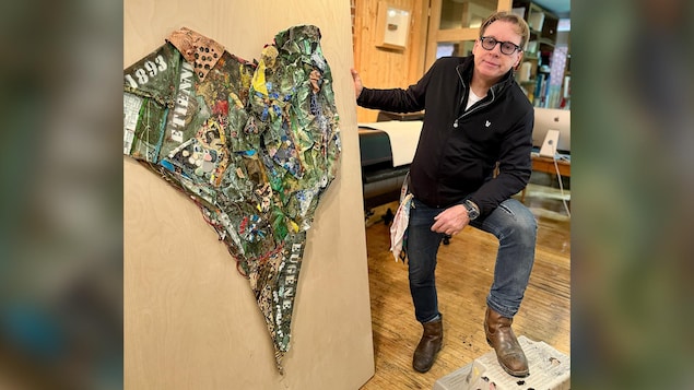 Une œuvre de Jean Gaudreau entre les mains de Barack Obama