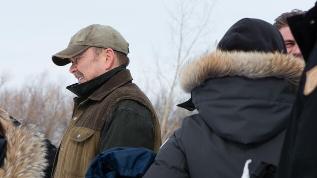 Tournage du film Répertoire des villes disparues de Denis Côté le 15 mars 2018 Tournage du film Répertoire des villes disparues de Denis Côté le 15 mars 2018