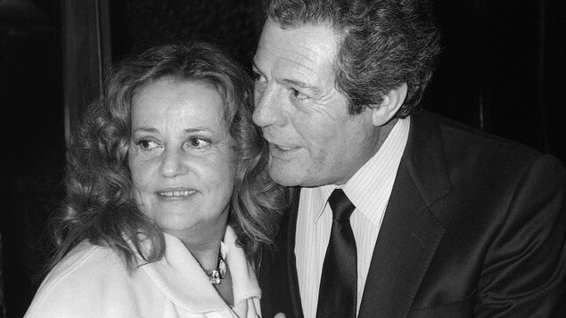 L'actrice française Jeanne Moreau et l'acteur italien Marcello Mastroianni posent ensemble en 1985 L'actrice française Jeanne Moreau et l'acteur italien Marcello Mastroianni posent ensemble en 1985