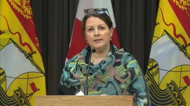 La docteure Jennifer Russell, médecin hygiéniste en chef du Nouveau-Brunswick, le 5 janvier 2021.