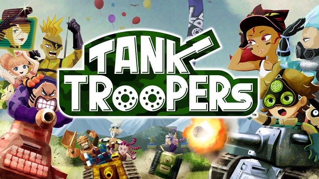 Affiche du nouveau jeu d’affrontements pour la console Nintendo 3DS, Tank Troopers. Affiche du nouveau jeu d’affrontements pour la console Nintendo 3DS, Tank Troopers.