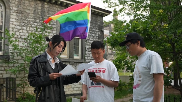 three young leaders on June 4th protest