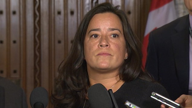 La ministre fédérale de la Justice, Jody Wilson-Raybould.