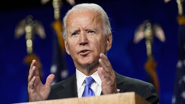 Joe Biden en gros plan
