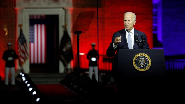 Biden, Trump’ın ‘ülkenin temelini tehdit eden aşırıcılığı temsil ettiğini’ söyledi.