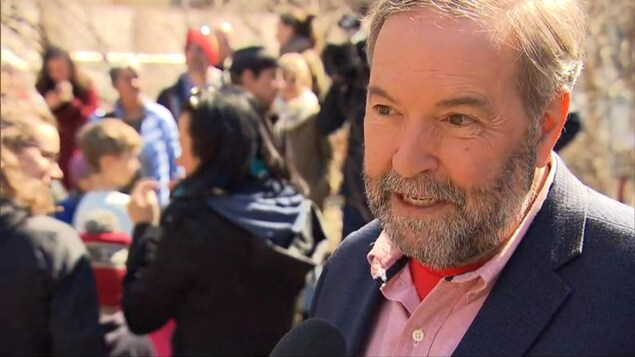 Le président du comité administratif de Jour de la Terre Québec, Thomas Mulcair Le président du comité administratif de Jour de la Terre Québec, Thomas Mulcair