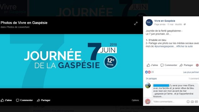 Extrait du site Vivre en Gaspésie sur le consignes de la journée de la fierté gaspésienne Extrait du site Vivre en Gaspésie sur le consignes de la journée de la fierté gaspésienne