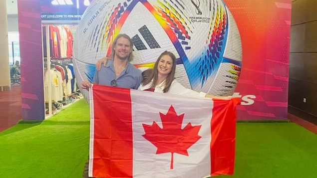 Une Sherbrookoise est au Qatar pour vivre la Coupe du monde de soccer