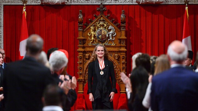 L'ancienne astronaute Julie Payette devient gouverneure générale du Canada. L'ancienne astronaute Julie Payette devient gouverneure générale du Canada.