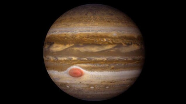 Photo de la planète Jupiter.