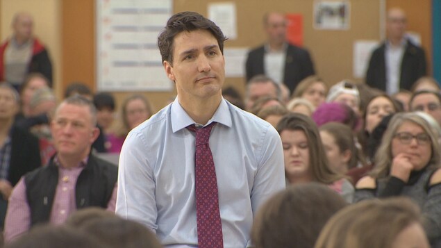 Mme Sutherland décrit son calvaire lors d'un forum public avec Justin Trudeau mardi soir.