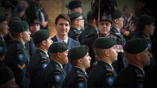 Justin Trudeau a été nommé membre honoraire des Voltigeurs de Québec. 