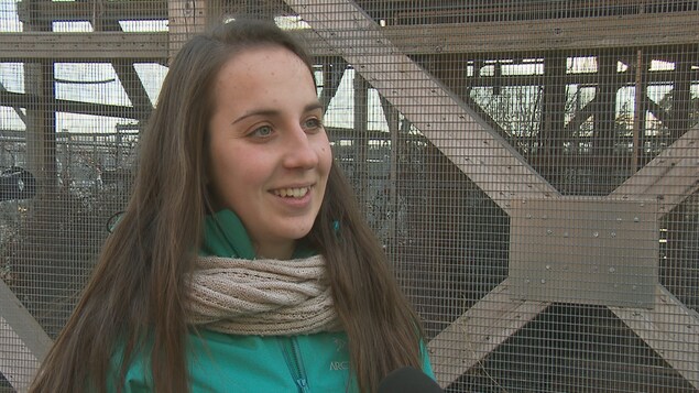 Justine Drolet, étudiante à la maîtrise en biologie à l'Université du Québec à Rimouski Justine Drolet, étudiante à la maîtrise en biologie à l'Université du Québec à Rimouski