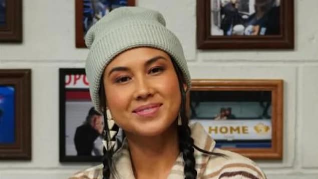 Keilani Rose, who plays Miigwan on the Crave television series Shoresy, is recovering after being shot last month in Los Angeles. (New Metric Media/Bell Media)