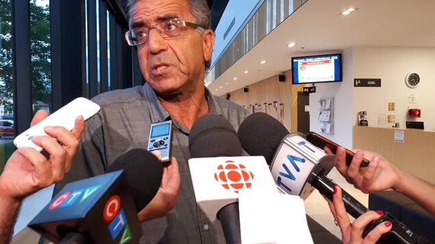 Le responsable du dossier à la mosquée de Québec, Mohamed Kesri Le responsable du dossier à la mosquée de Québec, Mohamed Kesri