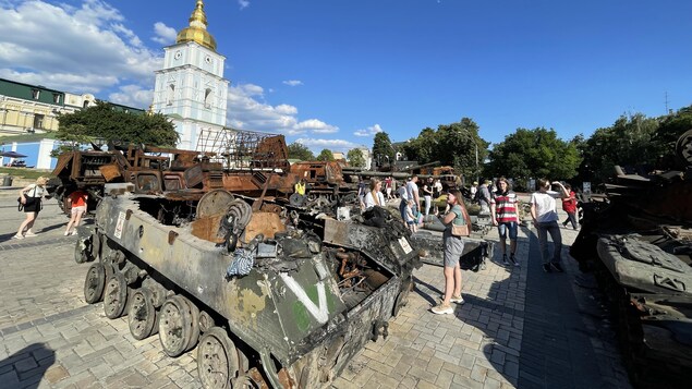 Cups of war that dazzle and disturb in Kyiv |  The war in Ukraine