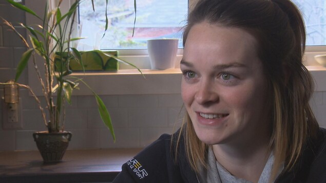 La patineuse de vitesse, Kim Boutin